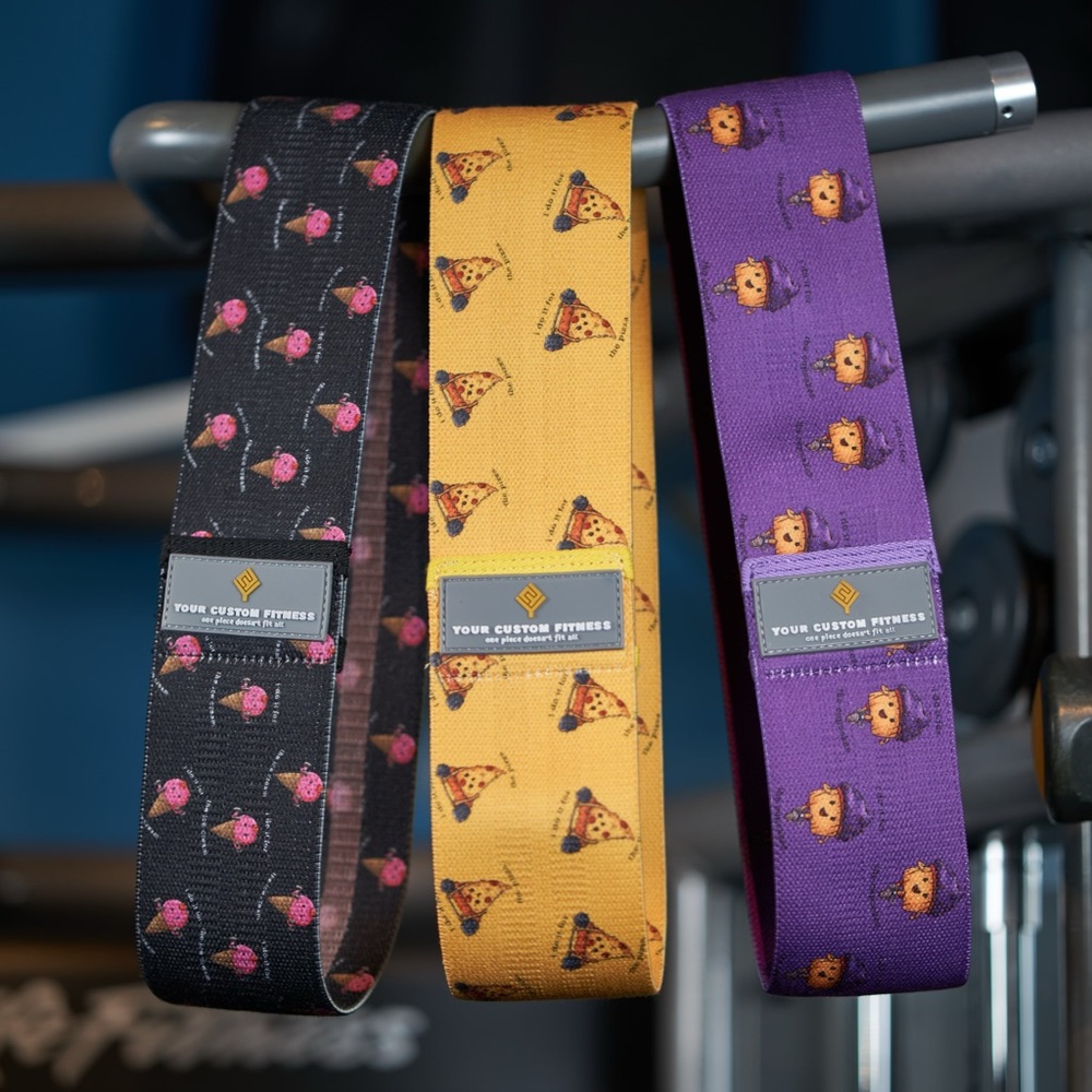 Your Custom Fitness©  “What Do You Do It For”  Resistance Bands (Bundle Of 3 )